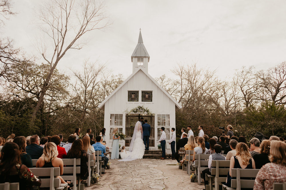 Rustic White Chapel Wedding